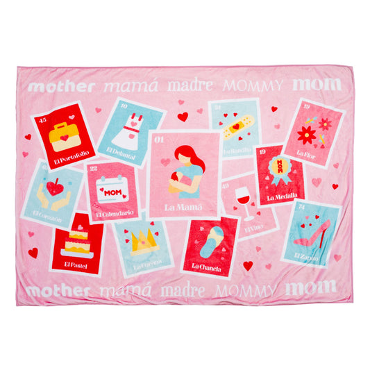 La Mama Loteria Lux Throw Blanket