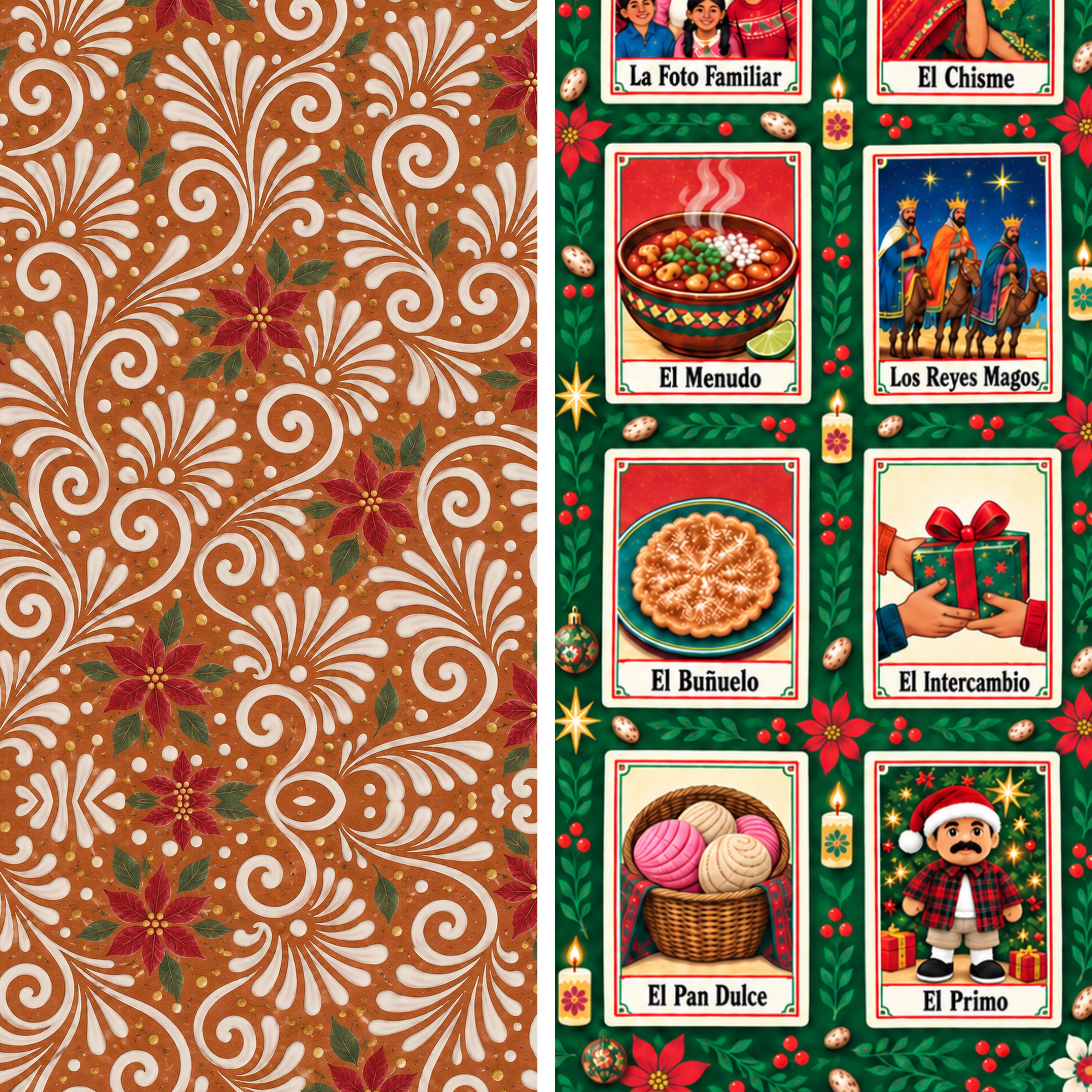 Mexican double-sided Wrapping Paper