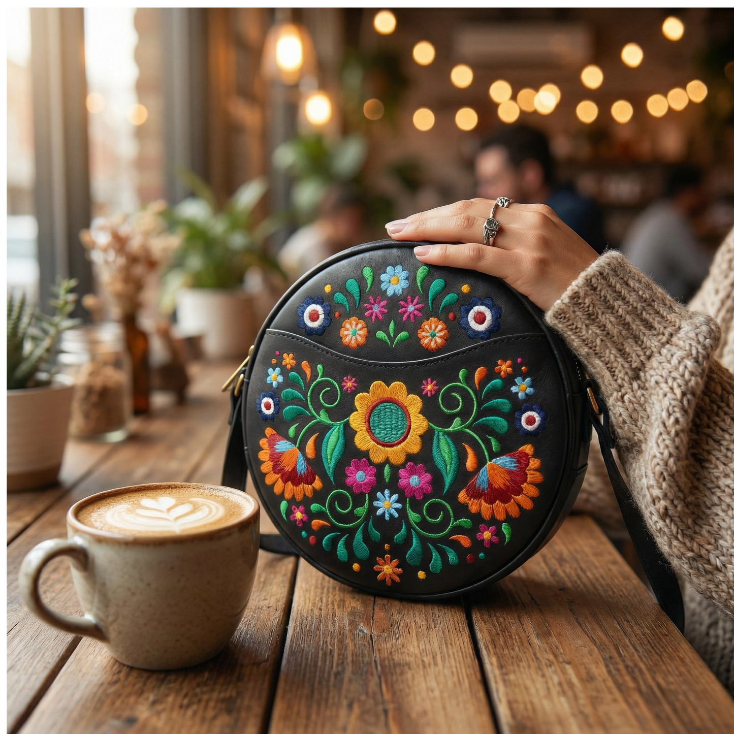 Bordado Circle Bag