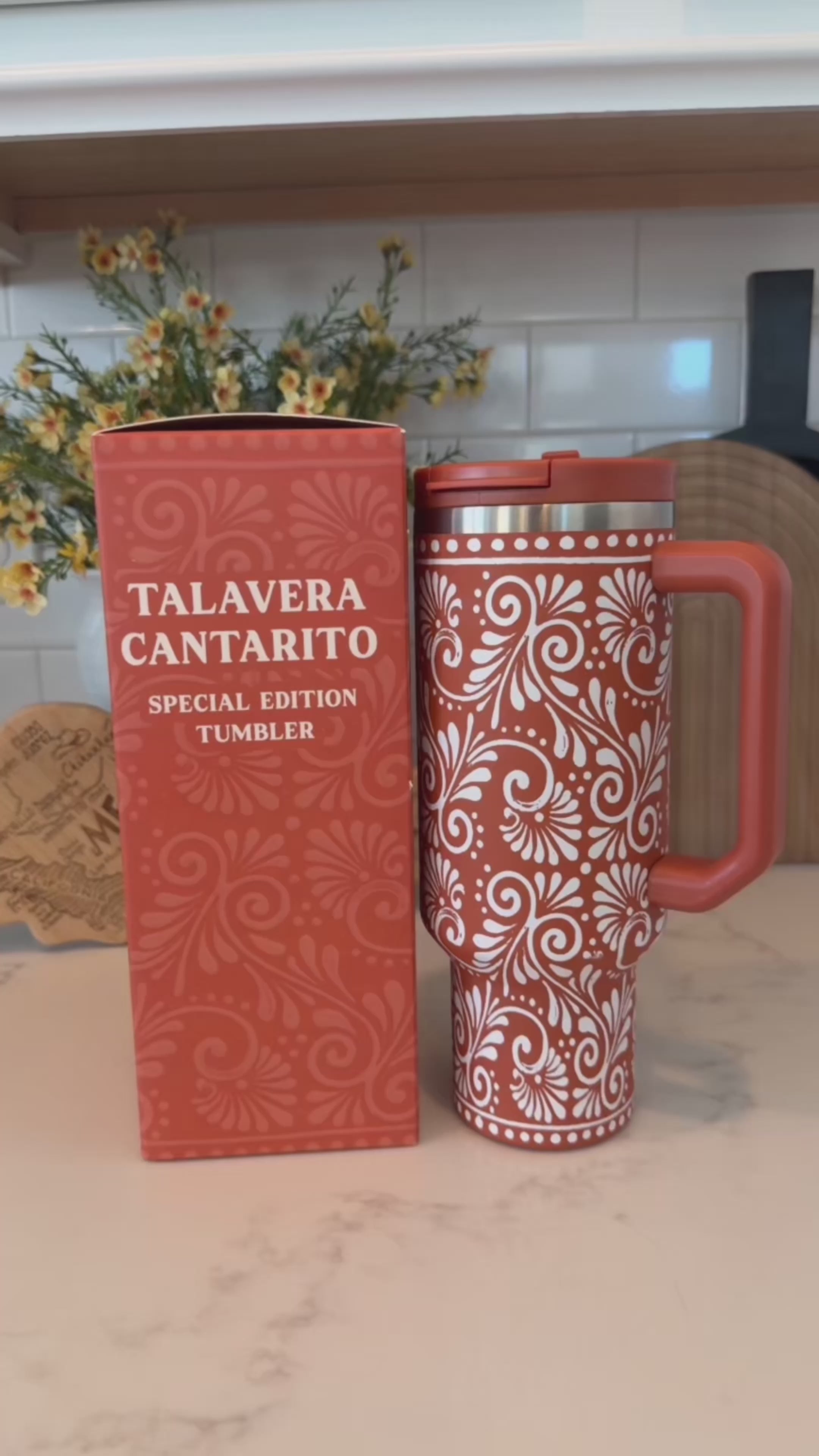 Talavera Cantarito 40oz Tumbler