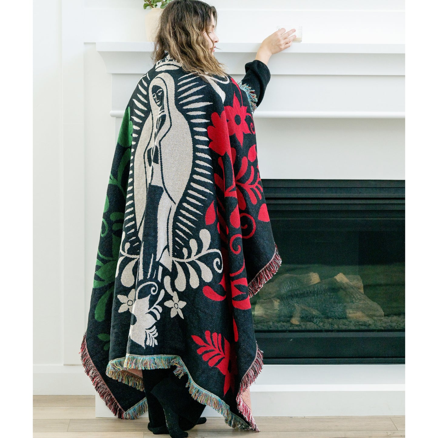 Queen of Mexico Woven Throw Blanket
