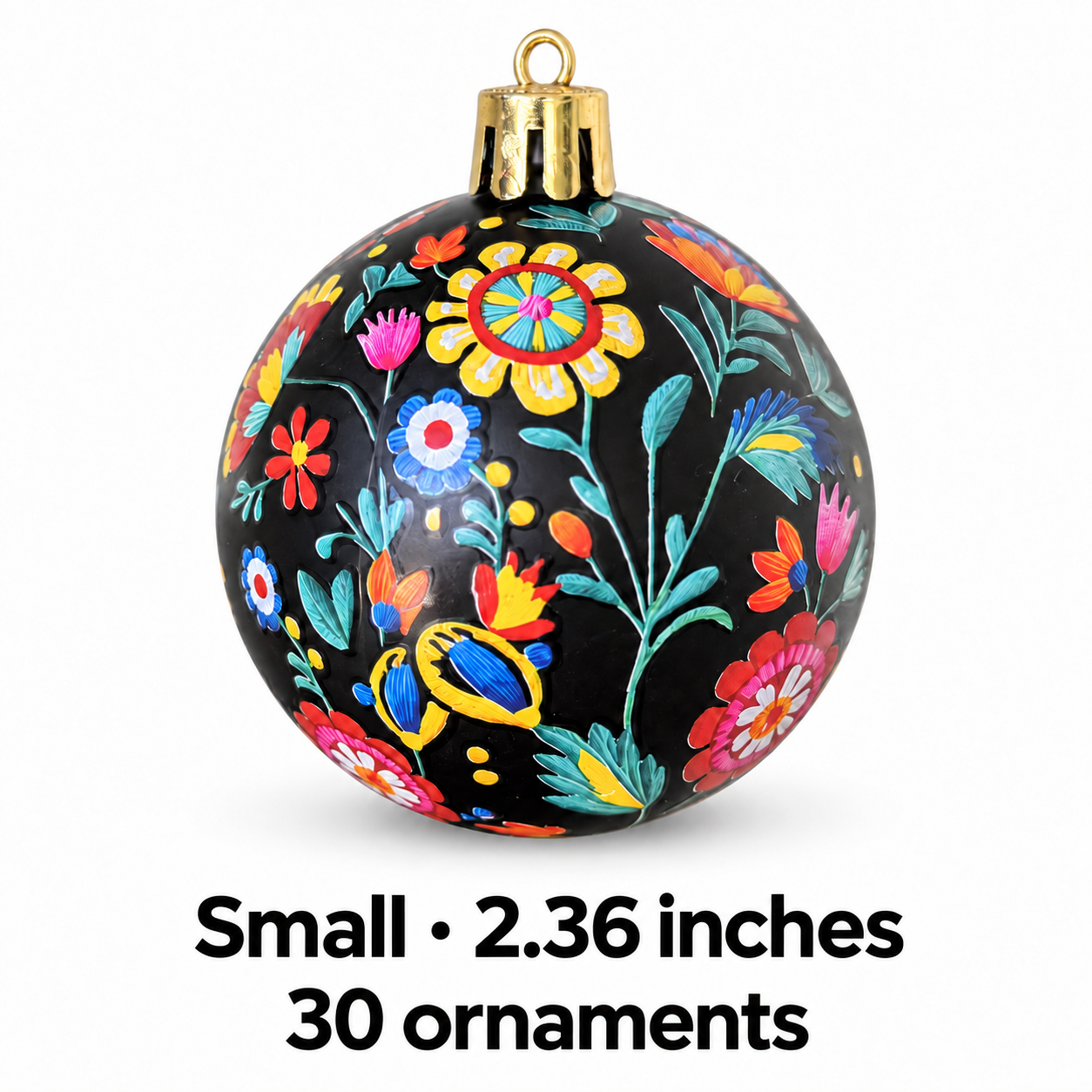 Premium Bordado Navidad Tree Ornaments