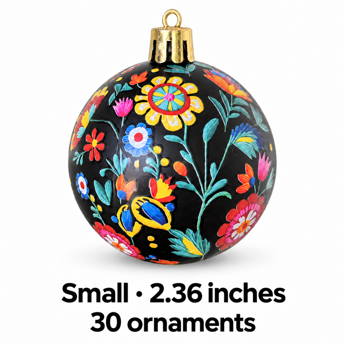 Premium Bordado Navidad Tree Ornaments