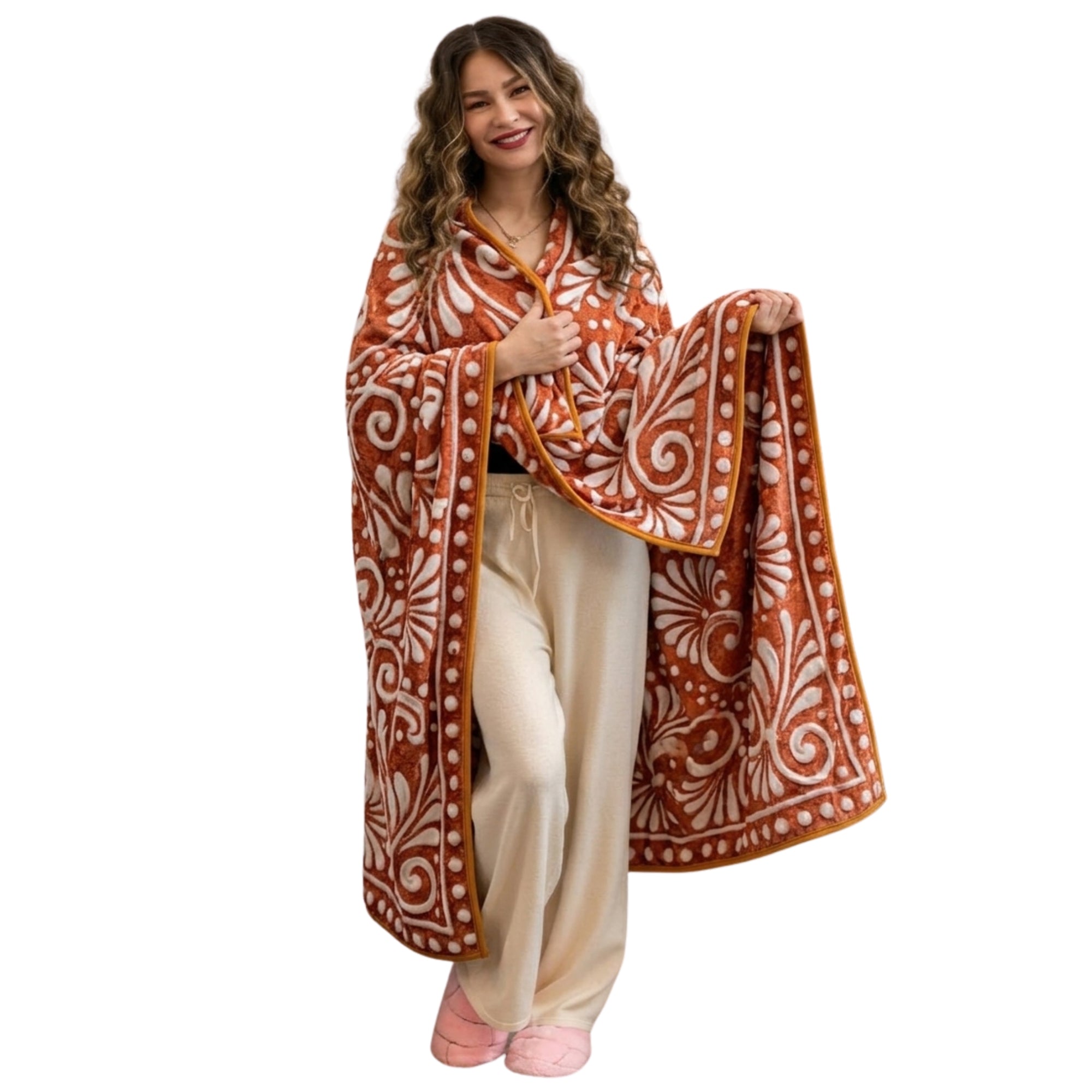 Cantarito Talavera Blanket