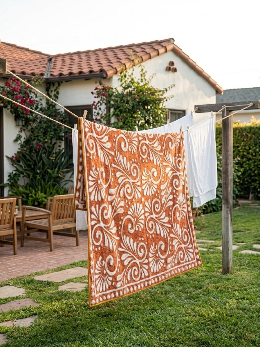 Cantarito Talavera Blanket