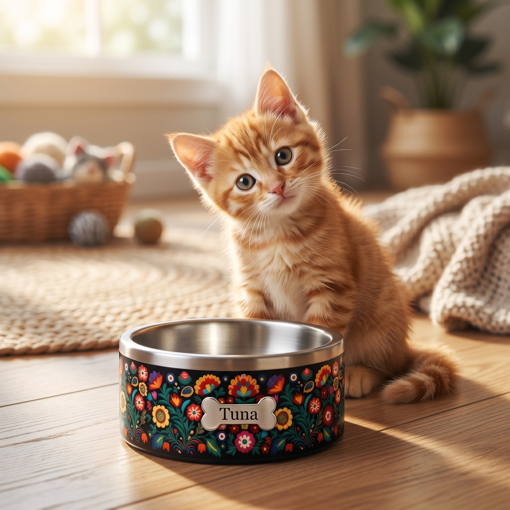 Premium Bordado Pet Bowl