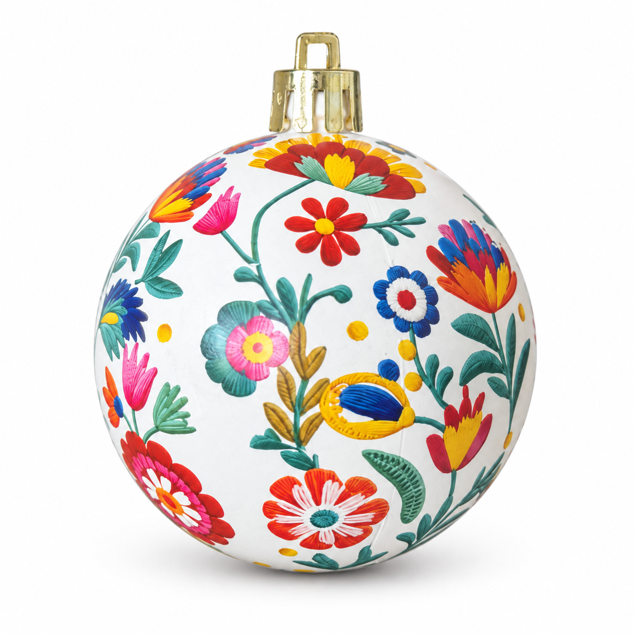 Premium Bordado Navidad Tree Ornaments