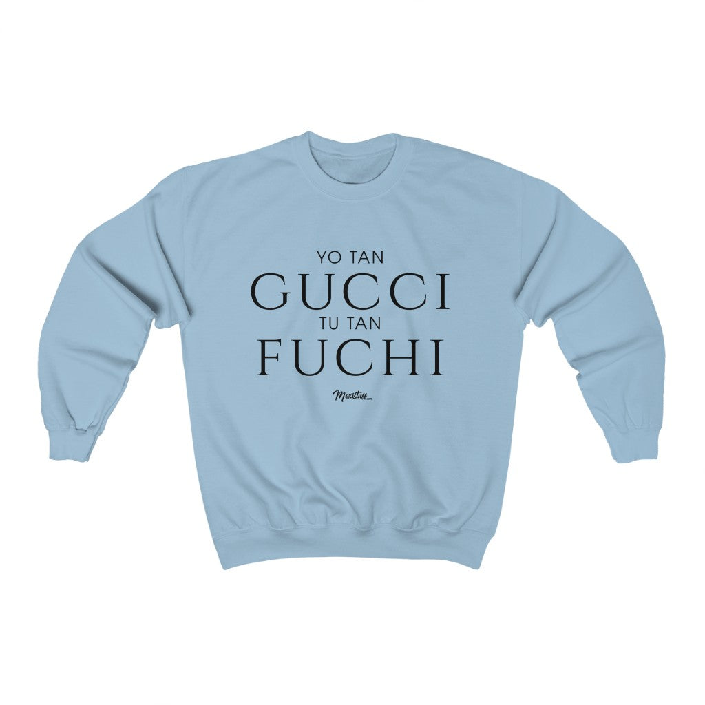 Pale blue crew neck sweater FRIDA BLUE