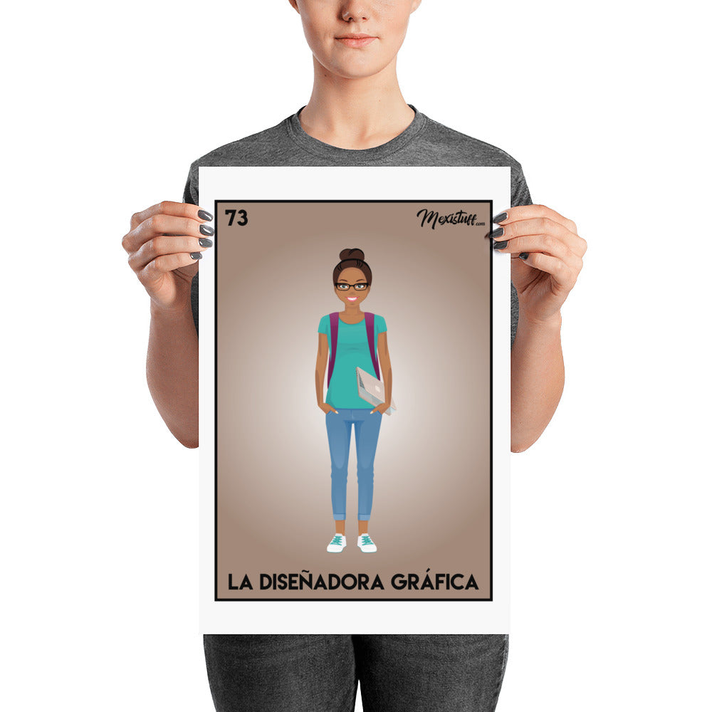 La Disenadora Grafica Poster