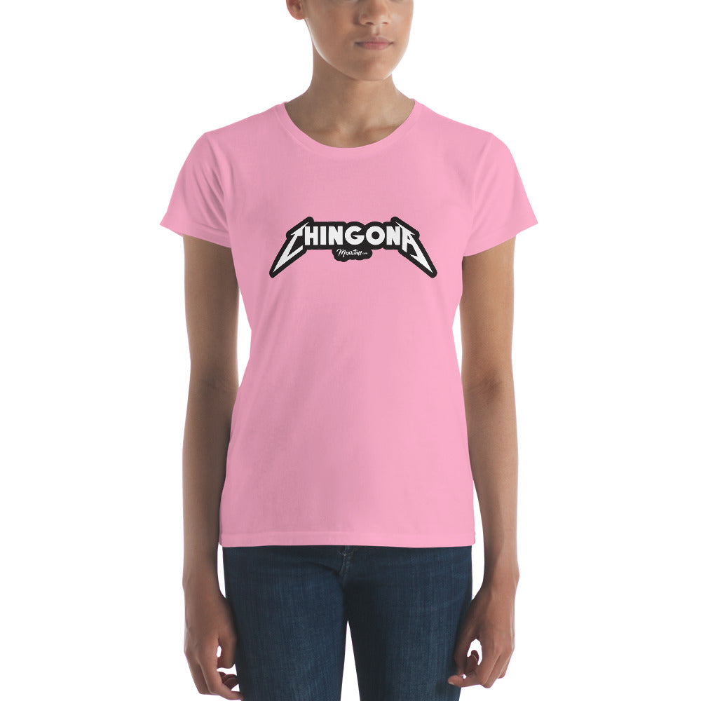 Chingona Metal Women's Premium Tee