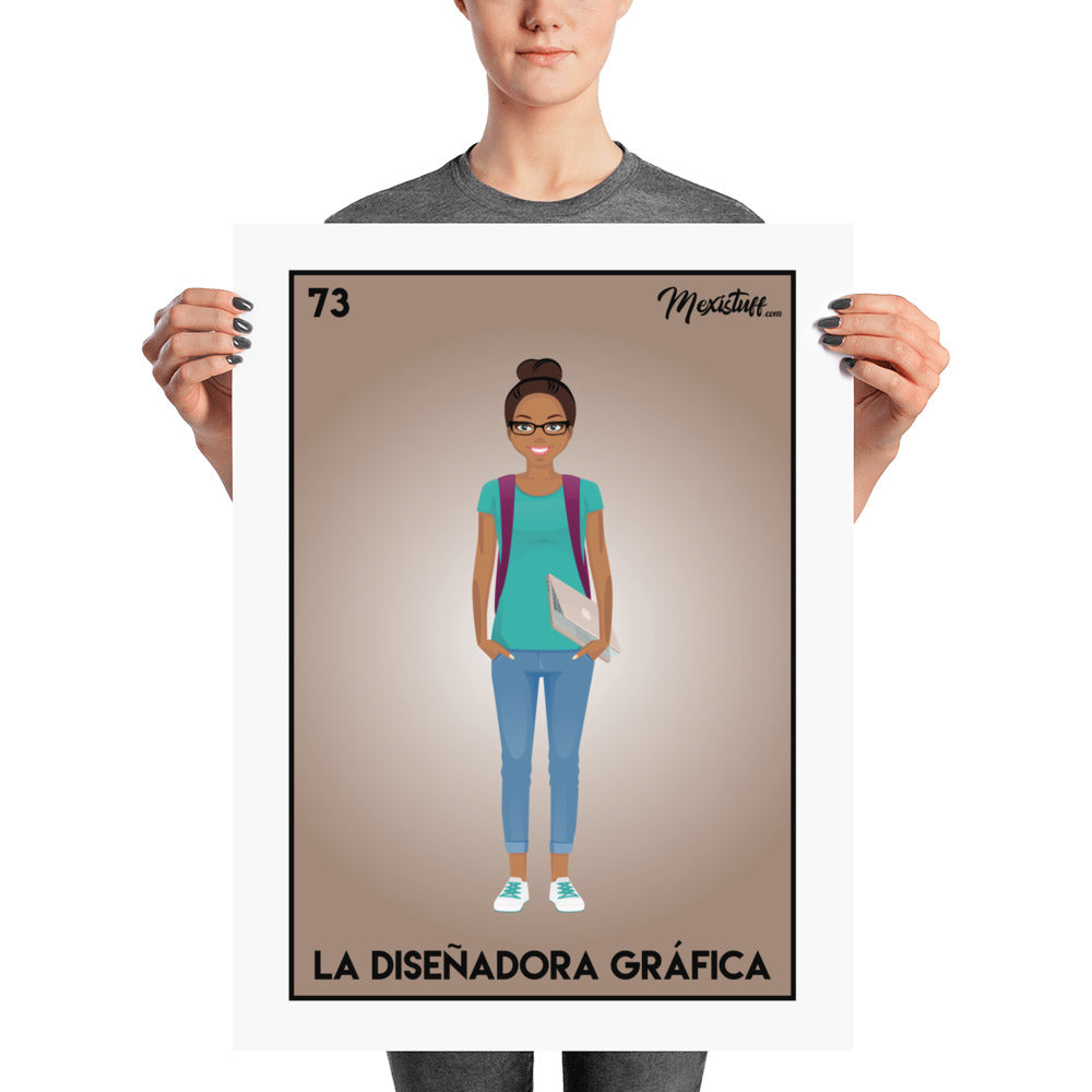 La Disenadora Grafica Poster