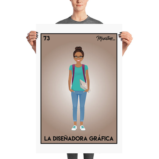 La Disenadora Grafica Poster