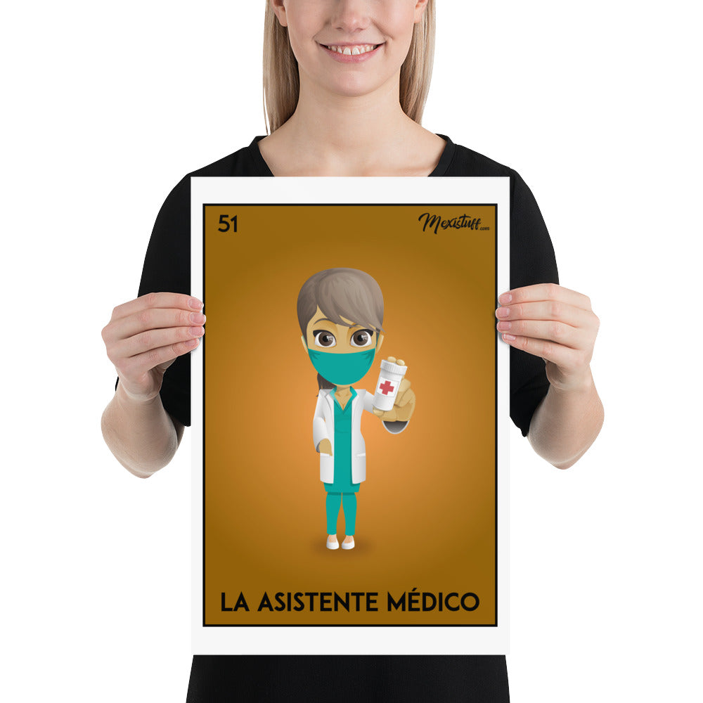 La Asistente Médico Poster