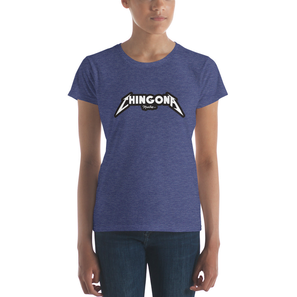 Chingona Metal Women's Premium Tee