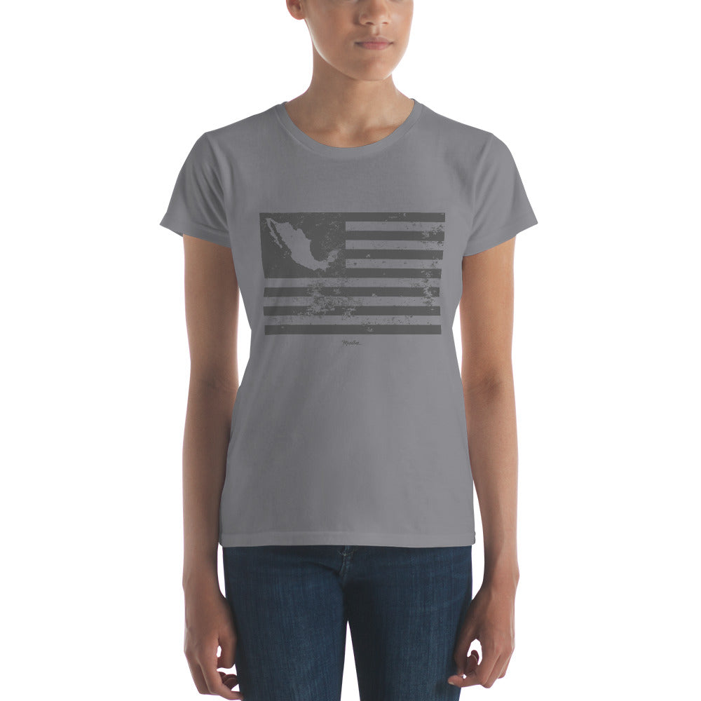 American Mexico Flag Women's Premium Tee