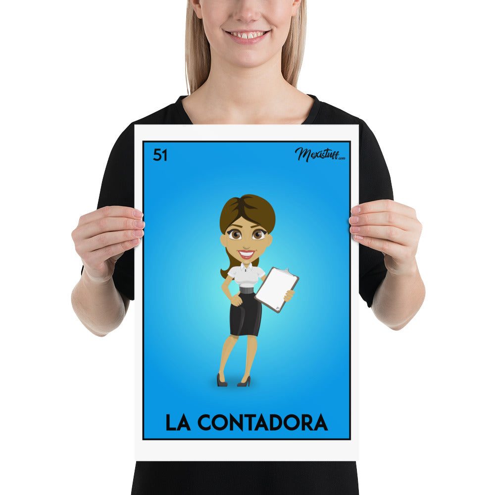 La Contadora Poster