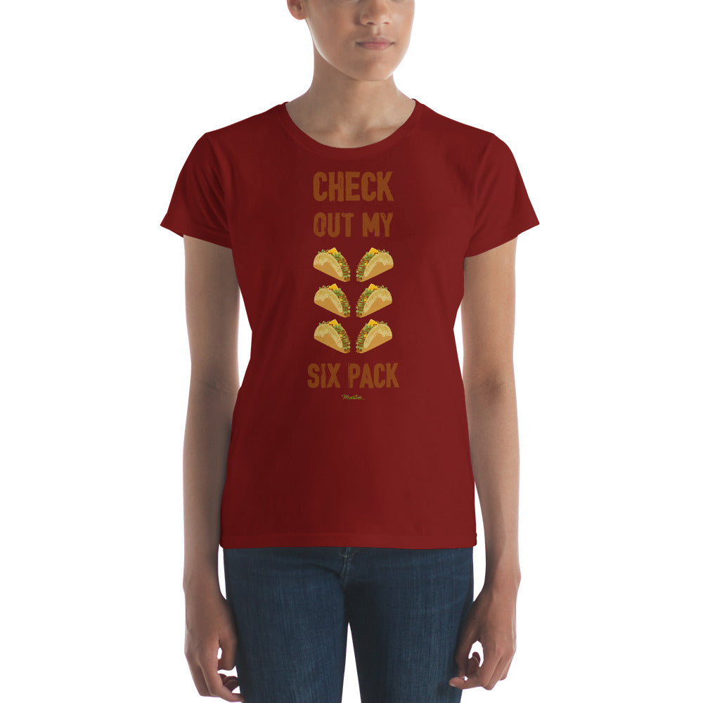 Check Out My Sixpack Women's Premium Tee