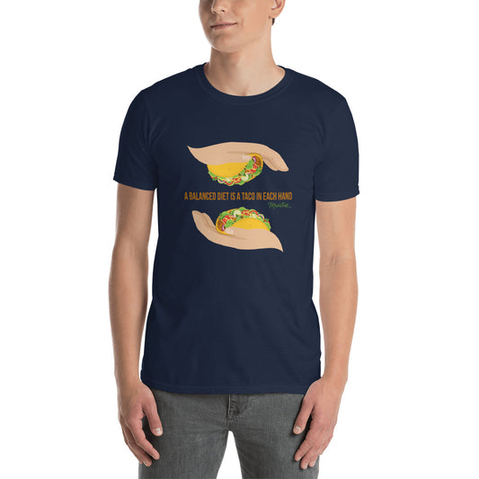 Balanced Taco Diet Unisex Tee