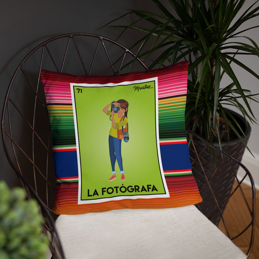 La Fotografa Stuffed Pillow