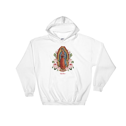 Virgin With Flowers Hoodie