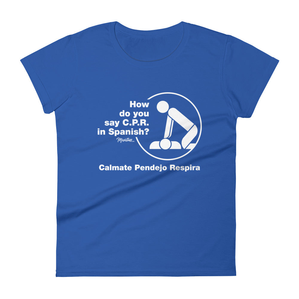 CPR in Spanish Women's Premium Tee