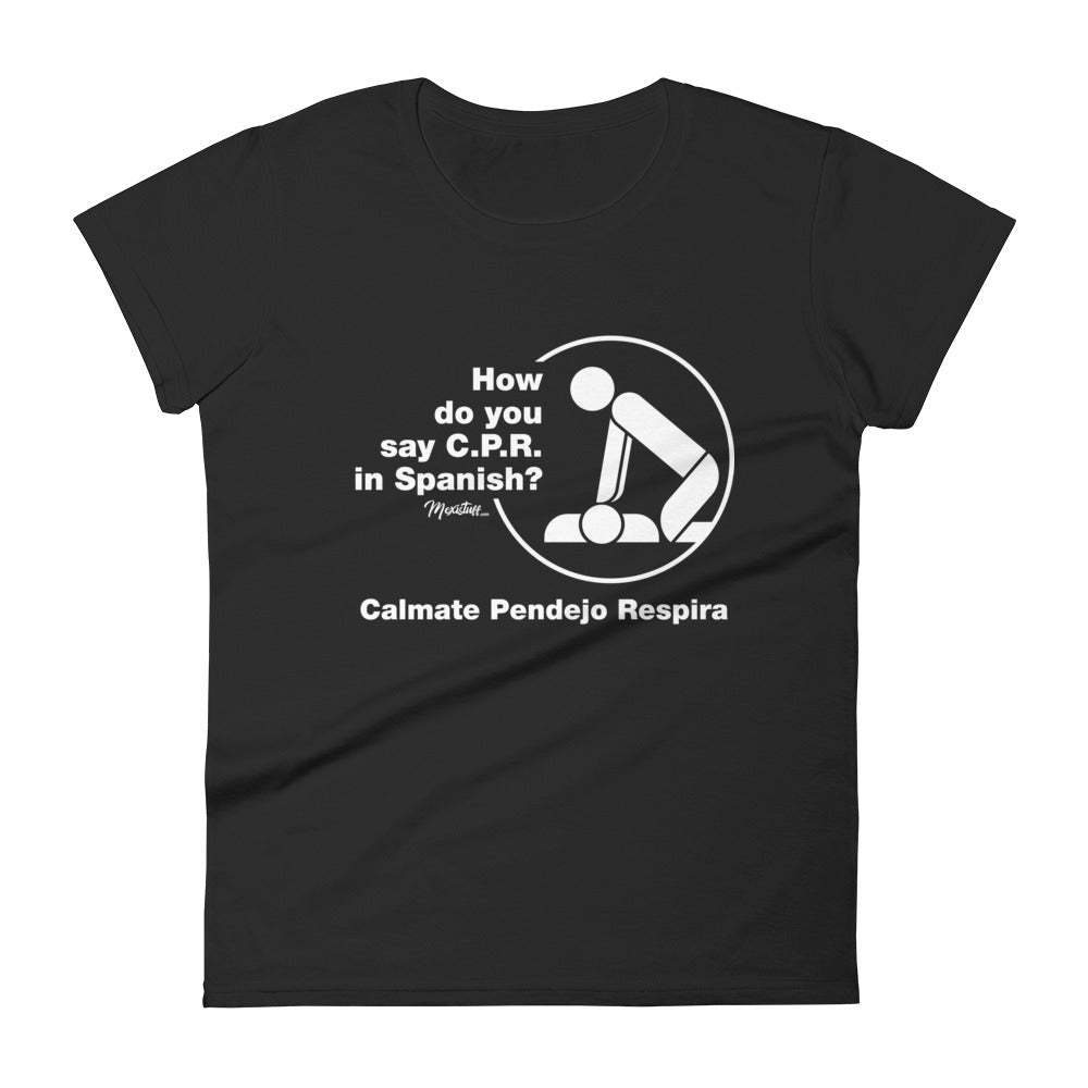 CPR in Spanish Women's Premium Tee