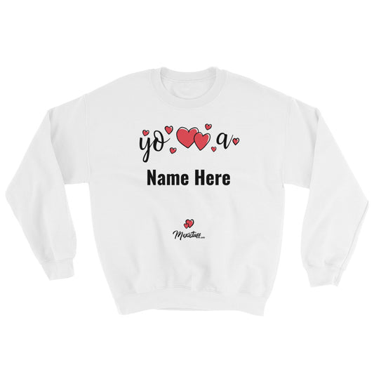 Custom Yo Amo A... Unisex Sweatshirt