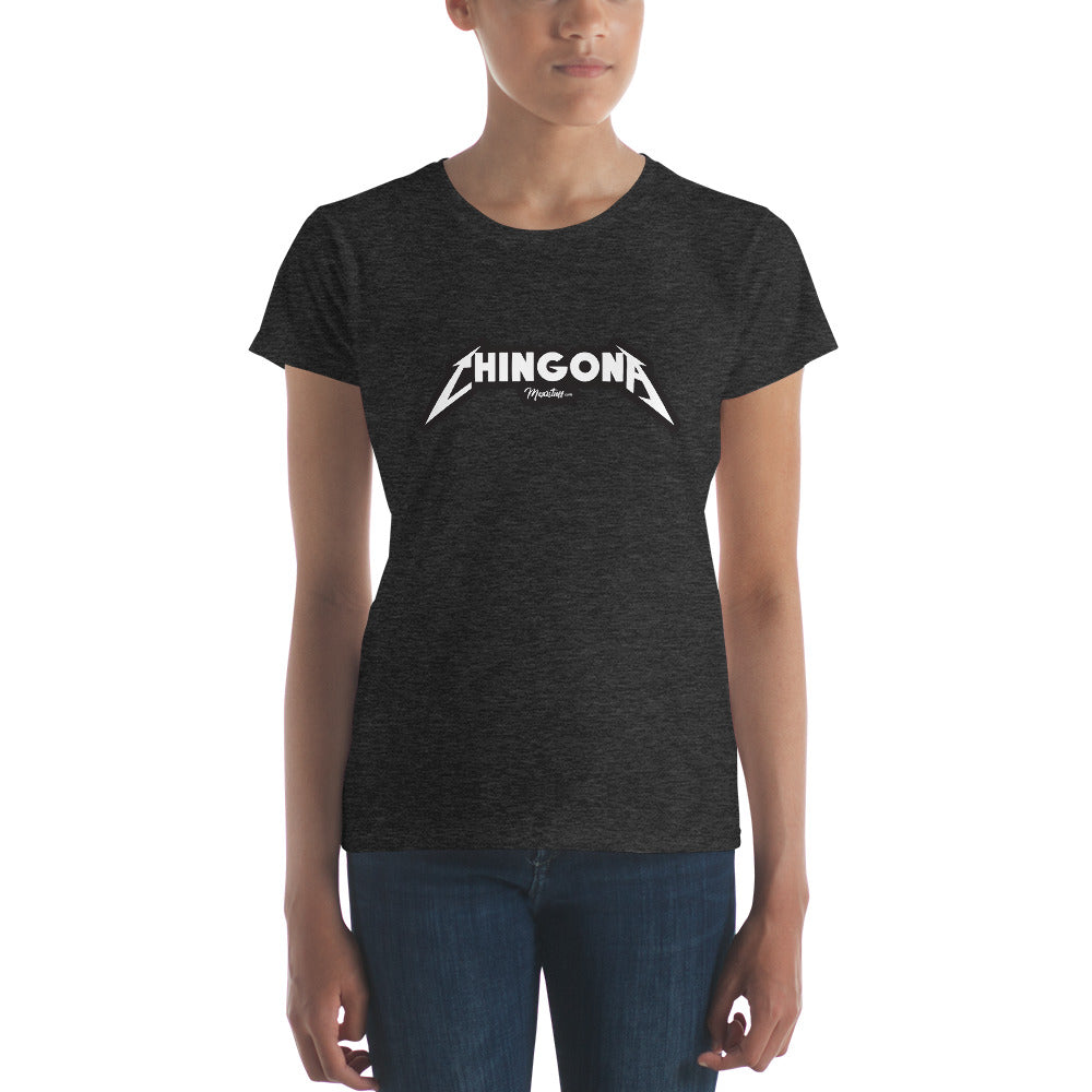 Chingona Metal Women's Premium Tee