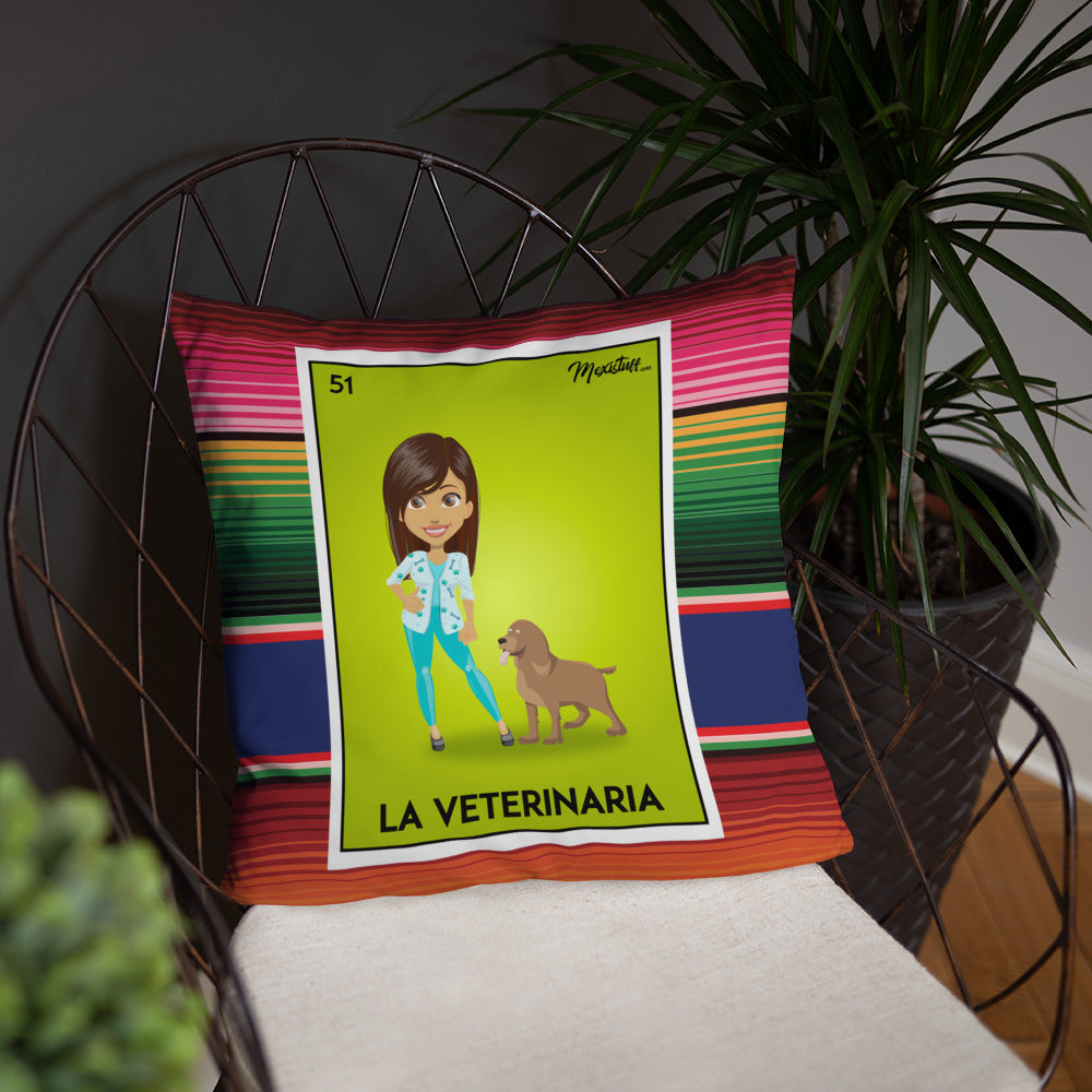 La Veterinaria Stuffed Pillow