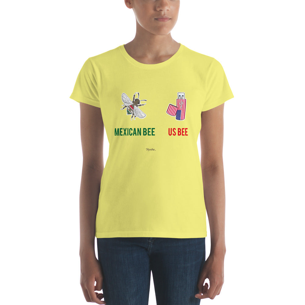 Mexican Bee  US Bee Women's Premium Tee