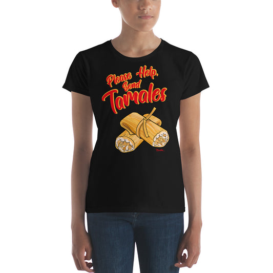 Please Help, Send Tamales Women's Premium Tee