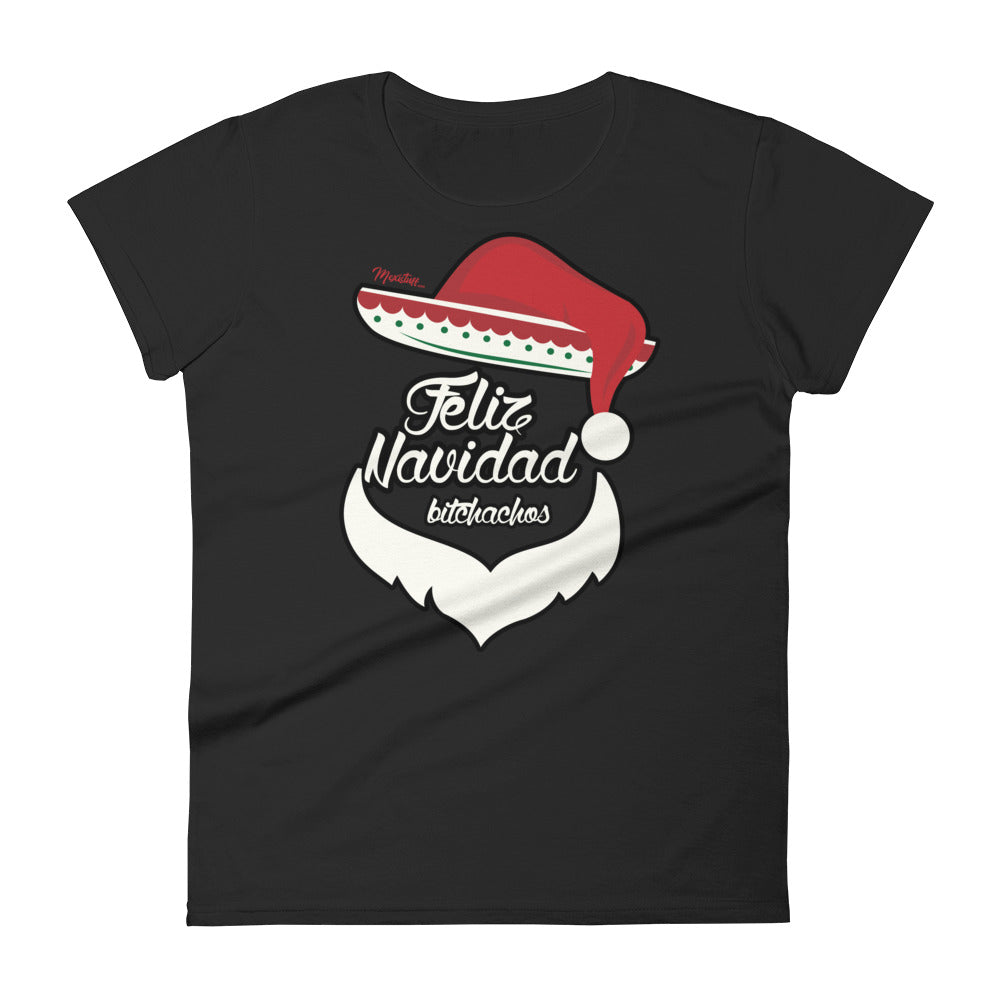 Feliz Navidad Mexi Santa Women's Premium Tee