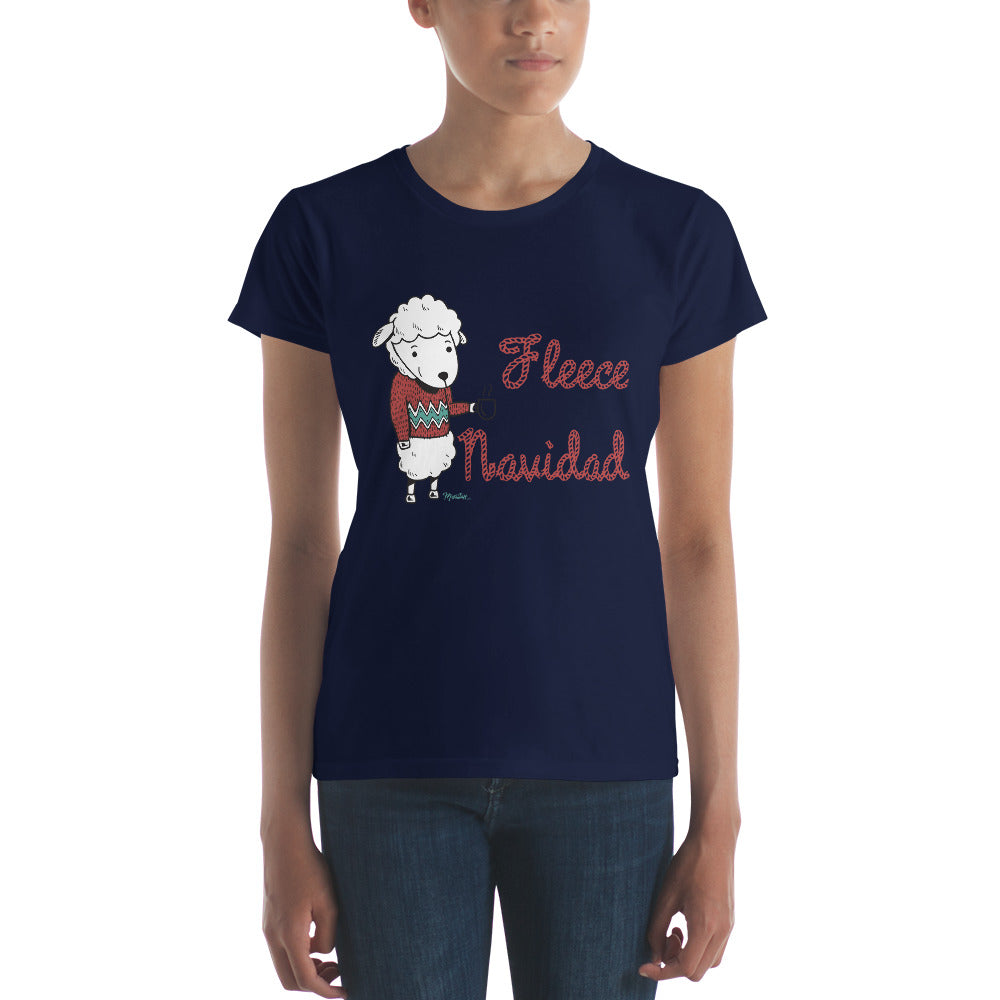 Fleece Navidad Women's Premium Tee