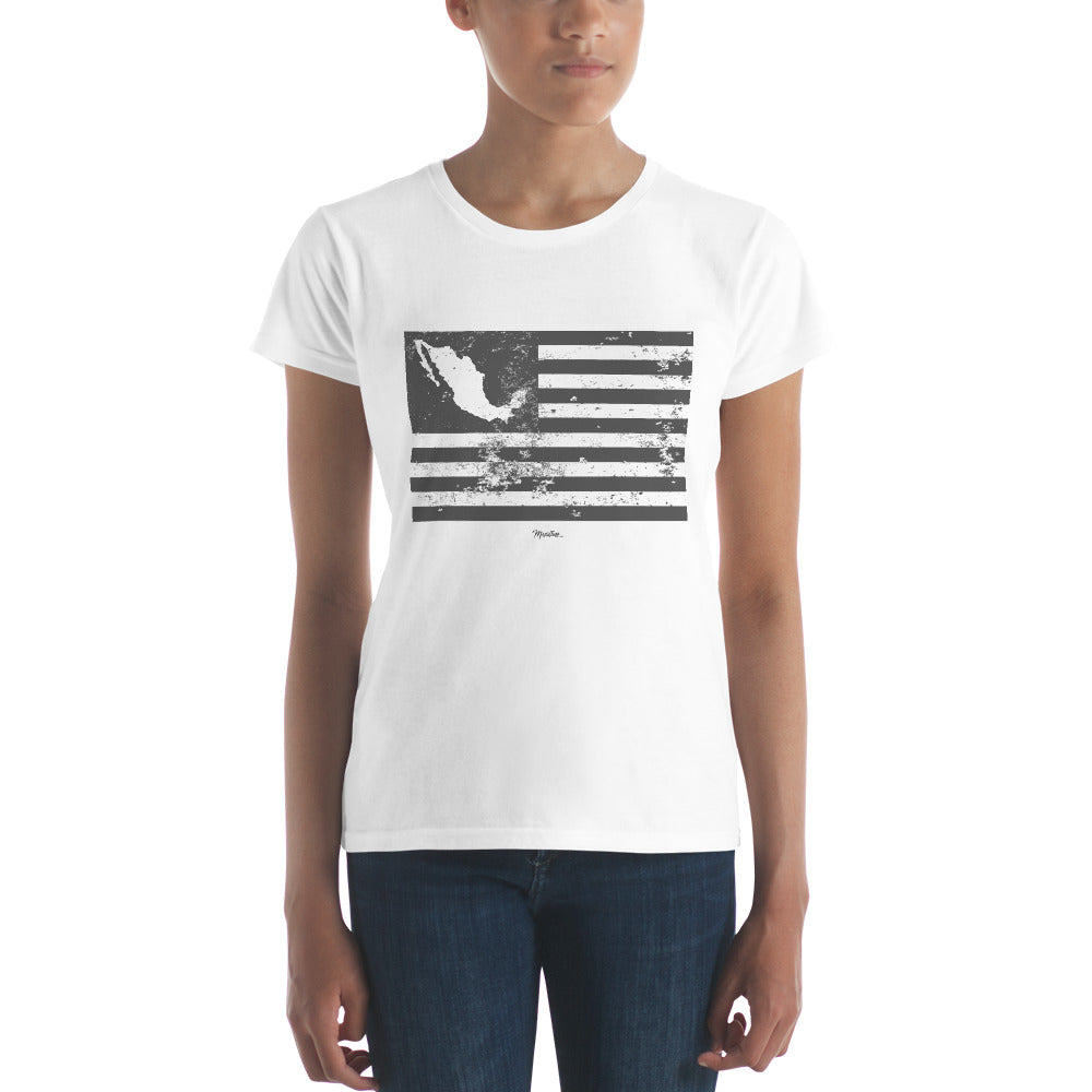 American Mexico Flag Women's Premium Tee