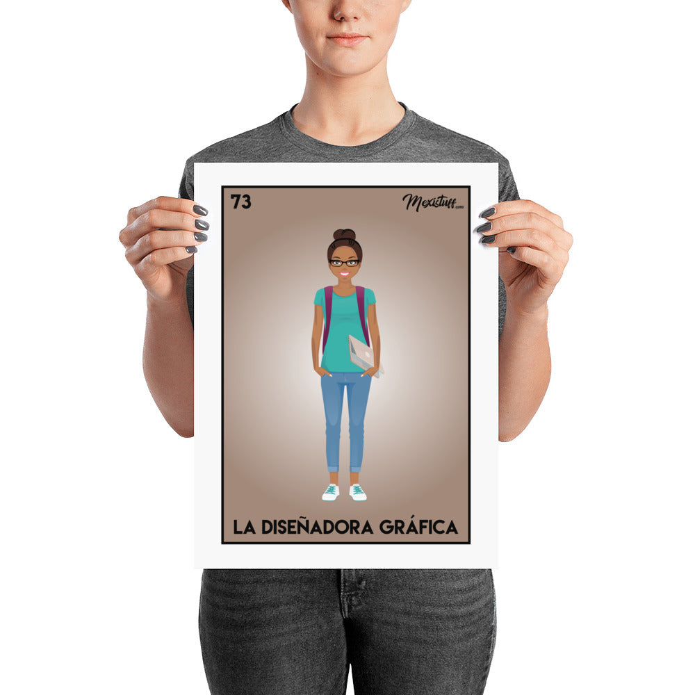 La Disenadora Grafica Poster