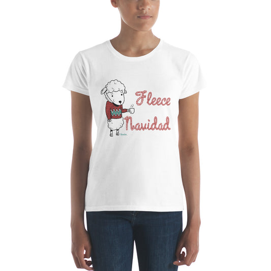 Fleece Navidad Women's Premium Tee