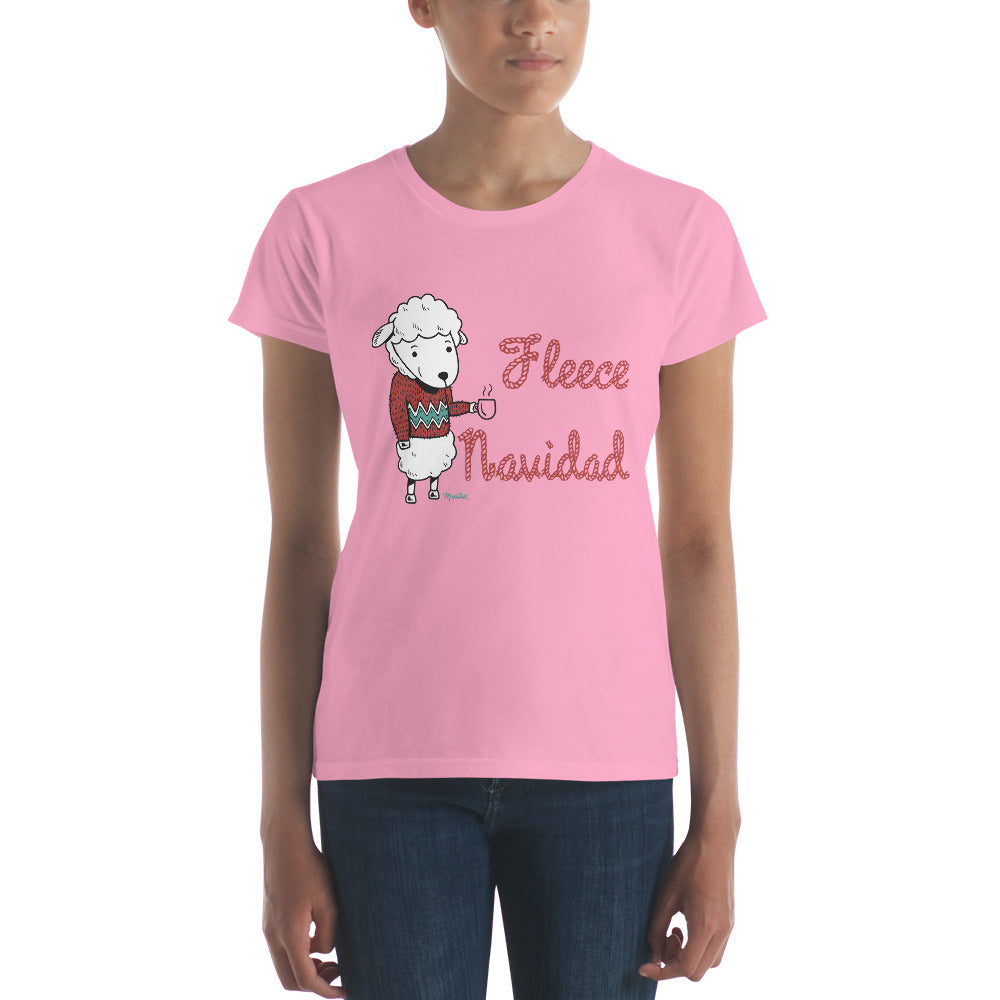 Fleece Navidad Women's Premium Tee