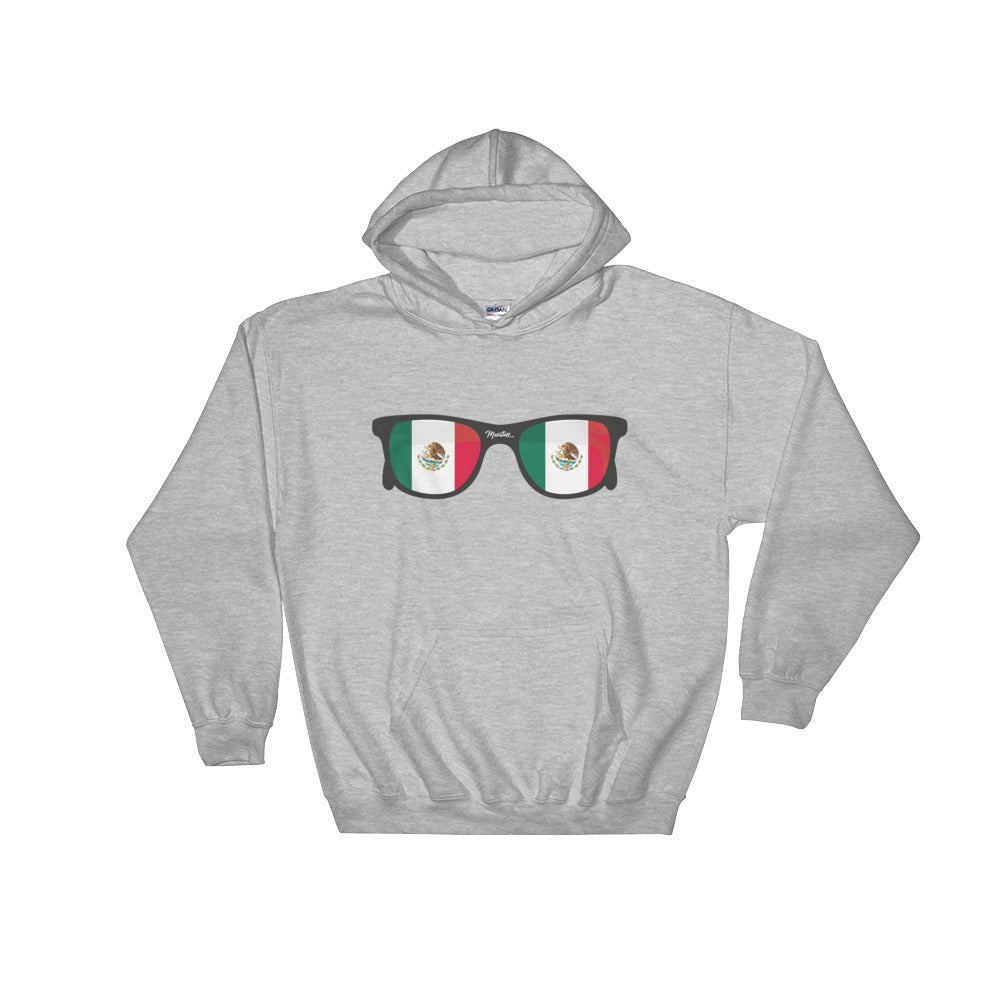 Mexican Flag Sunglasses Unisex Hoodie