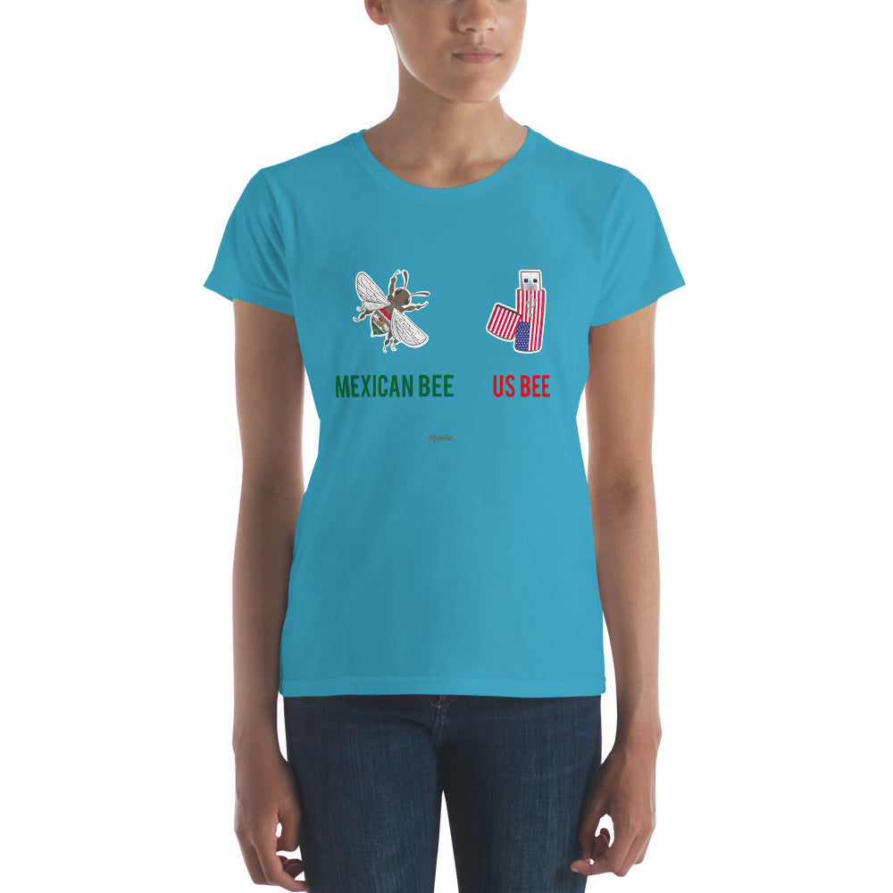 Mexican Bee  US Bee Women's Premium Tee