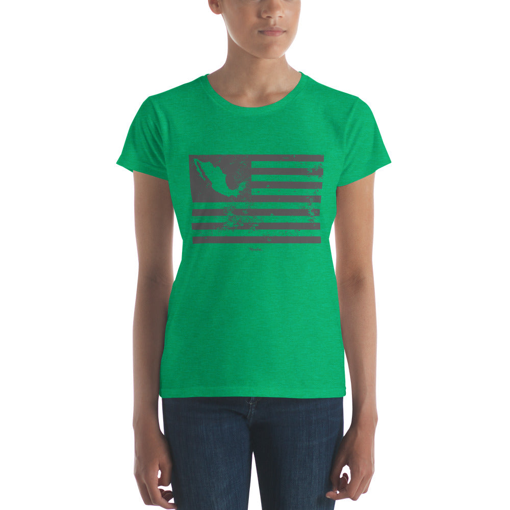 American Mexico Flag Women's Premium Tee