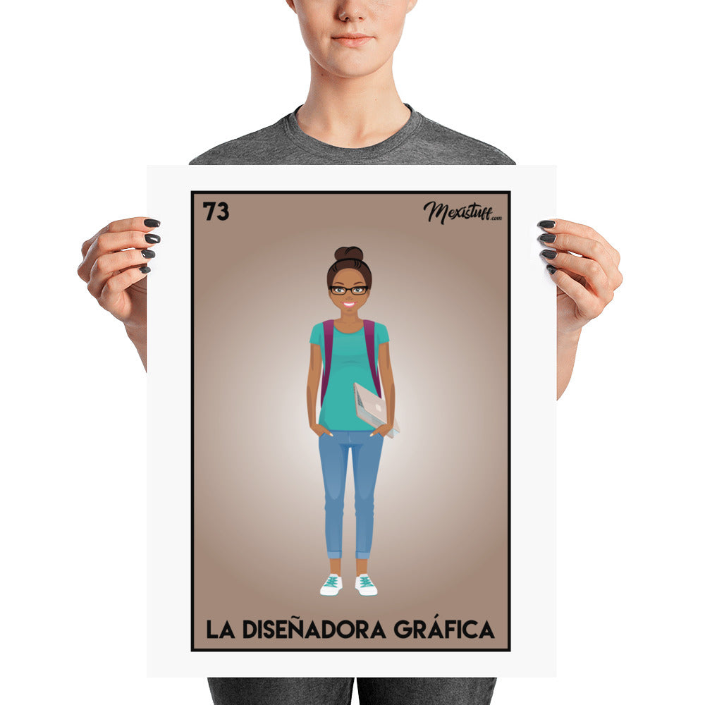 La Disenadora Grafica Poster