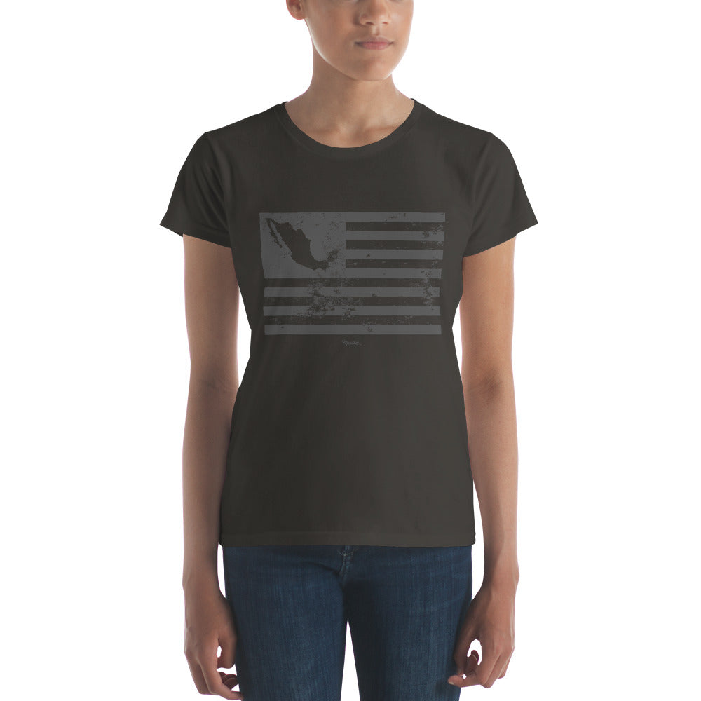 American Mexico Flag Women's Premium Tee