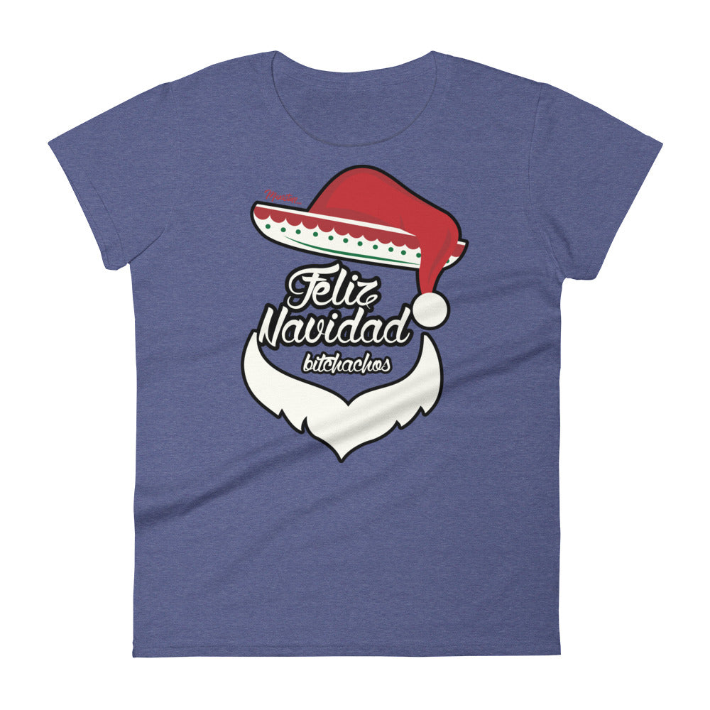 Feliz Navidad Mexi Santa Women's Premium Tee