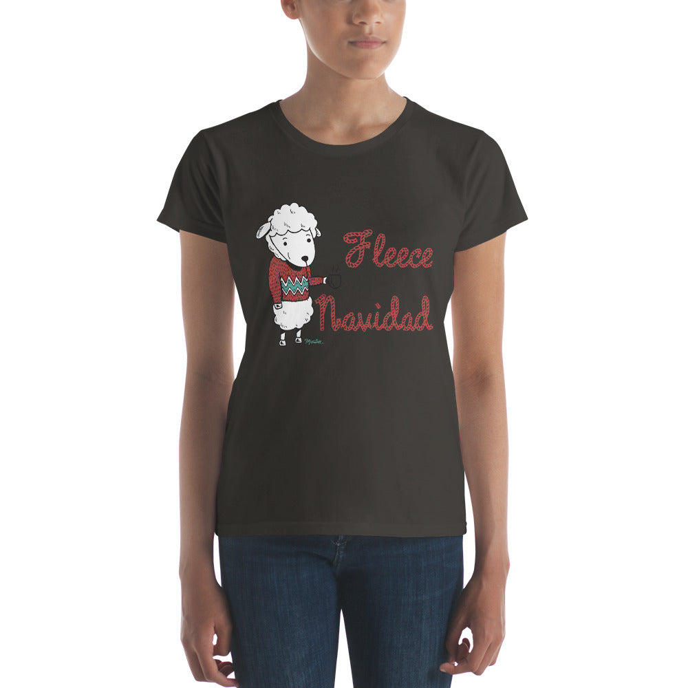 Fleece Navidad Women's Premium Tee