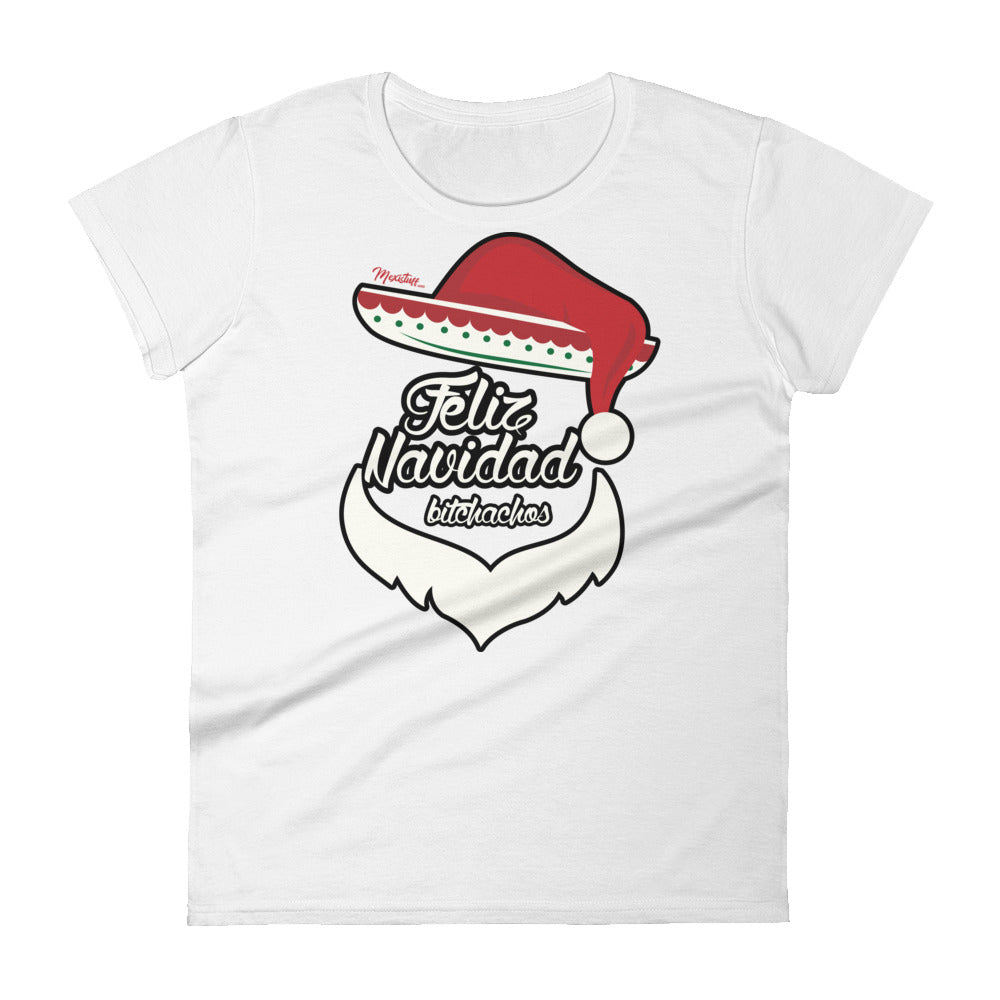 Feliz Navidad Mexi Santa Women's Premium Tee