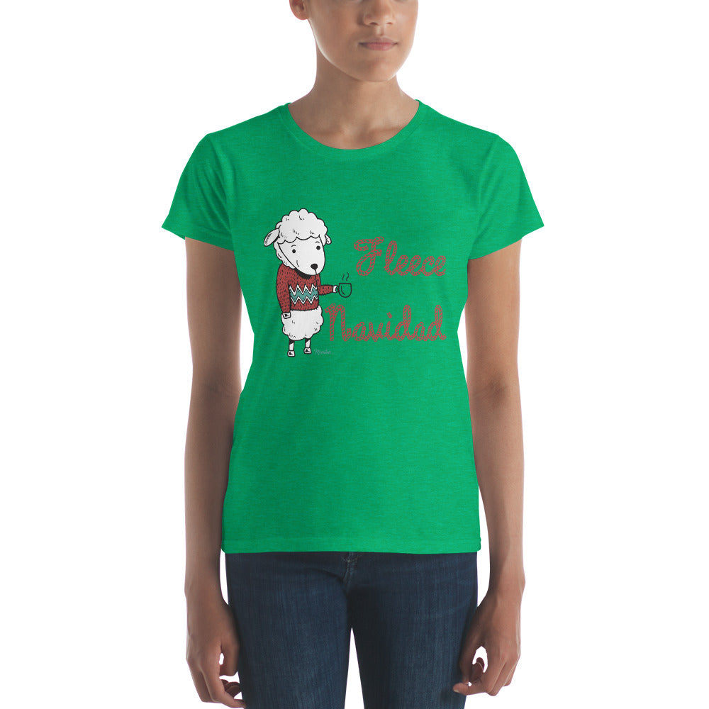 Fleece Navidad Women's Premium Tee