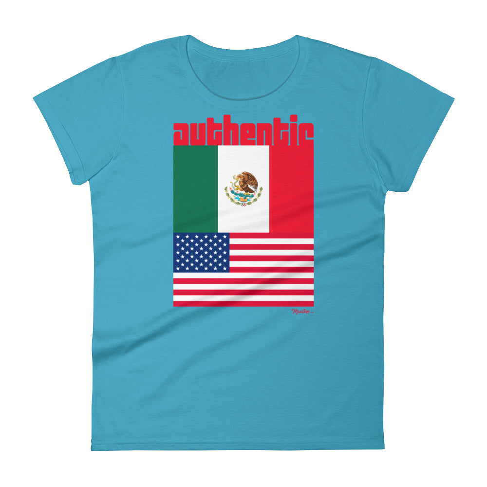 Authentic Mexican USA Women´s Premium Tee