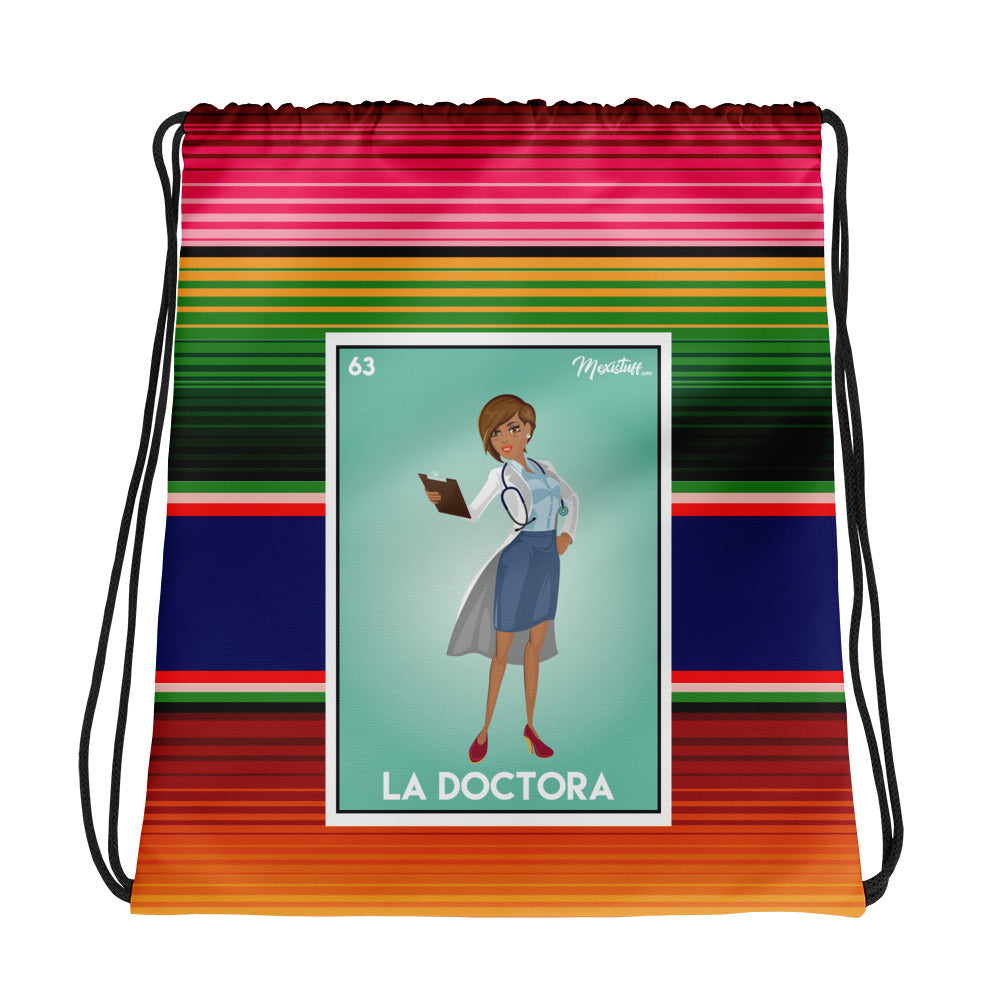 La Doctora Drawstring bag