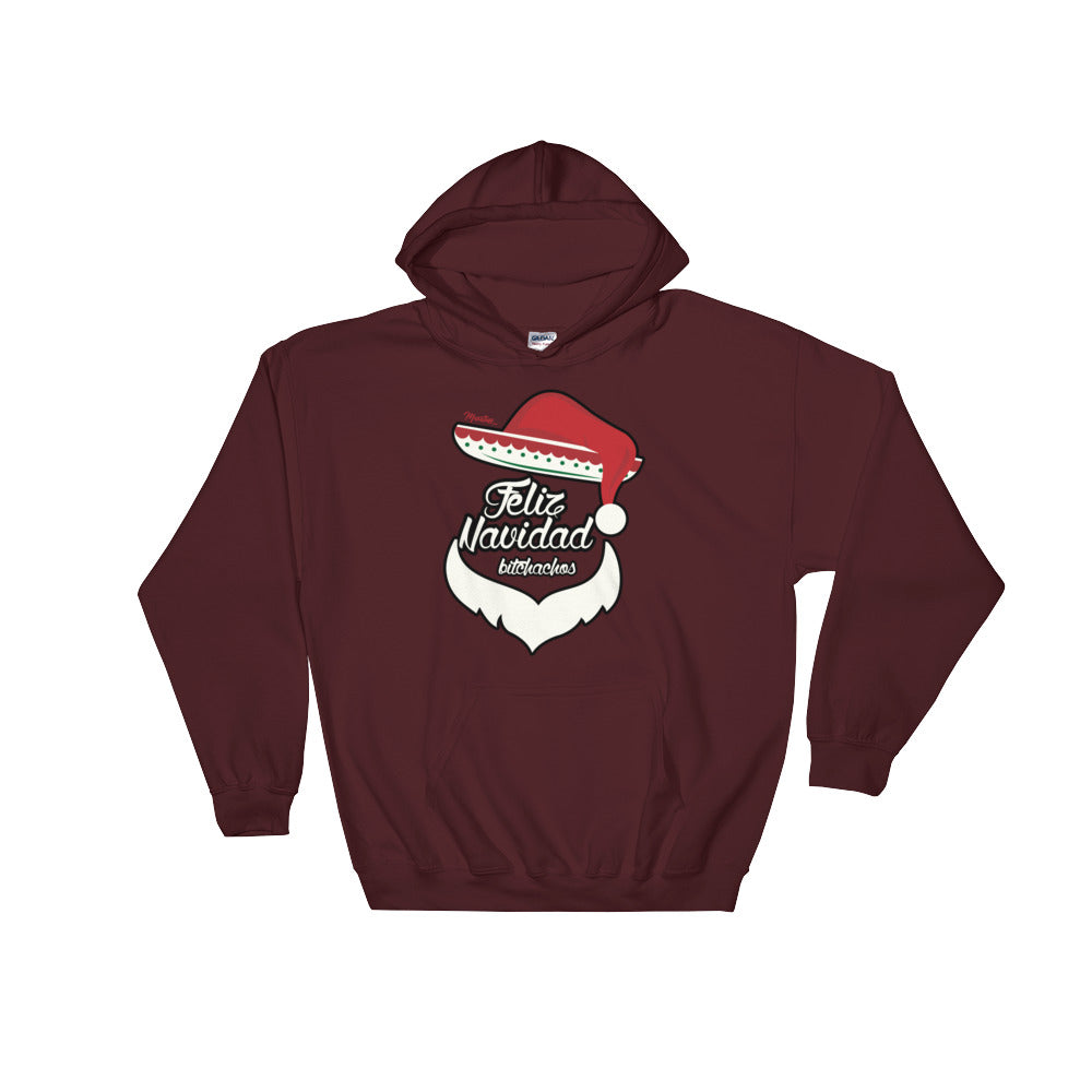 Feliz Navidad Mexi Santa Unisex Hoodie