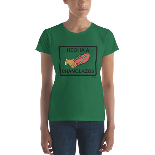 Hecha A Chanclazos Women's Premium Tee